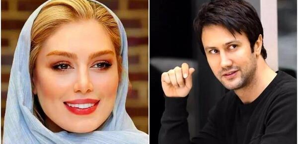 عکس پشت صحنه سریال دلنوازان شاهرخ استخری و سحر قریشی