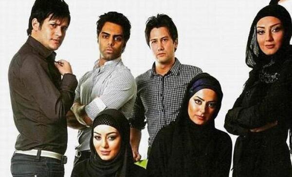 عکس پشت صحنه سریال دلنوازان شاهرخ استخری و سحر قریشی