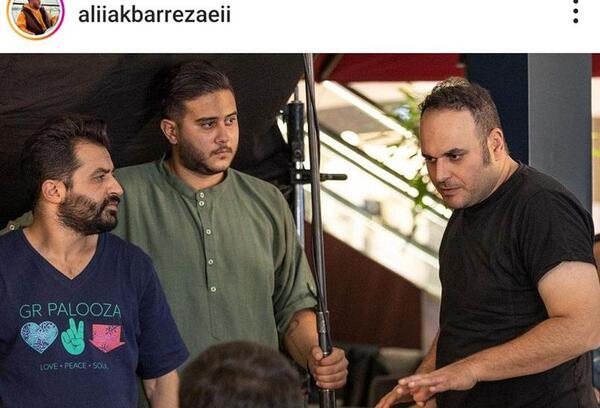 عکس پشت صحنه زخم کاری ۳