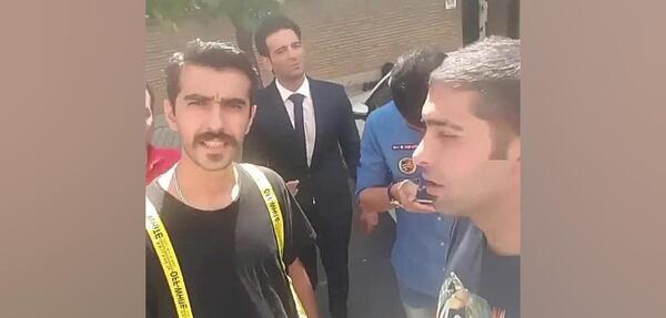 عکس پشت صحنه سریال مانکن گریه امیرحسین آرمان