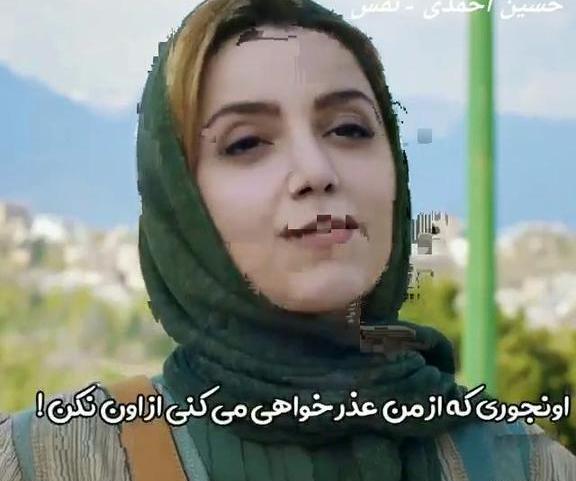 عکس پشت صحنه سریال مانکن نازنین بیاتی و امیرحسین آرمان