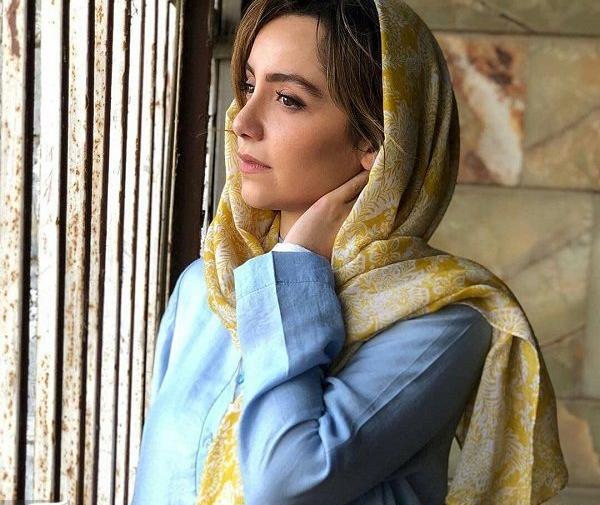 عکس پشت صحنه سریال مانکن نازنین بیاتی و امیرحسین آرمان