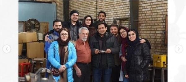 عکس پشت صحنه سریال سرنوشت خنده دار