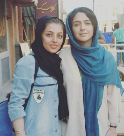 عکس پشت صحنه شهرزاد ترانه علیدوستی