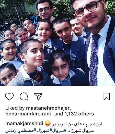 عکس پشت صحنه سریال شهرزاد