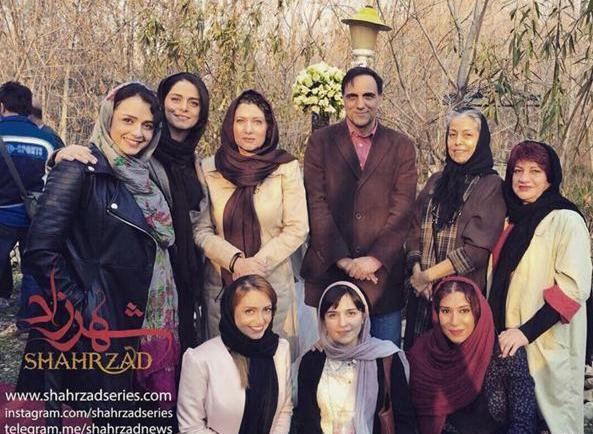 عکس پشت صحنه سریال شهرزاد
