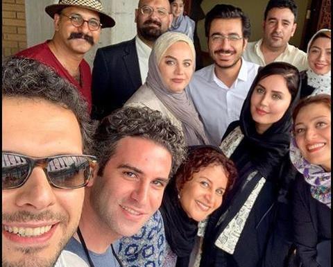 عکس پشت صحنه ی شبی که ماه کامل شد