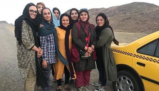 عکس پشت صحنه سریال شبی که ماه کامل شد