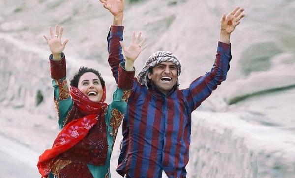 عکس پشت صحنه فیلم سینمایی شبی که ماه کامل شد