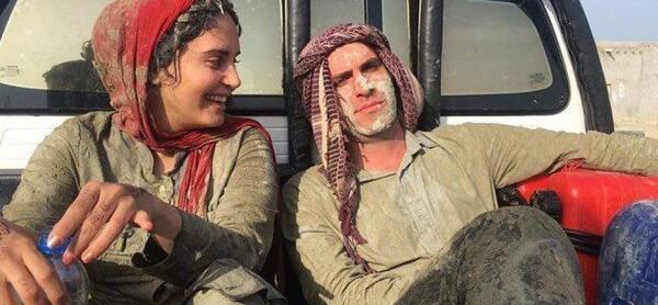 عکس پشت صحنه فیلم سینمایی شبی که ماه کامل شد