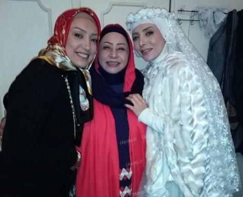 عکس پشت صحنه سریال شمعدونی
