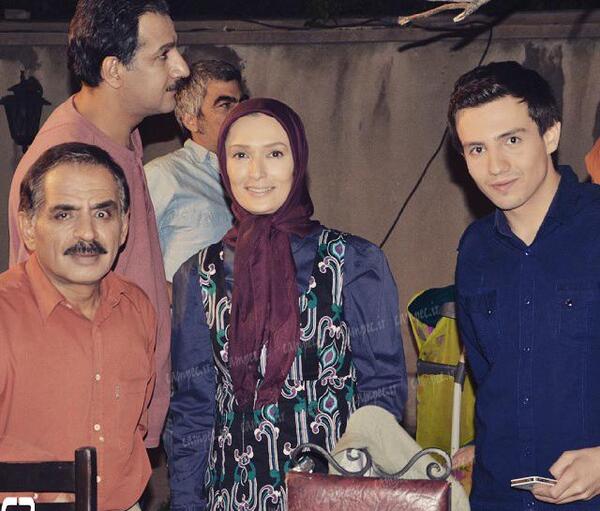 عکس پشت صحنه سریال شمعدونی نماشا