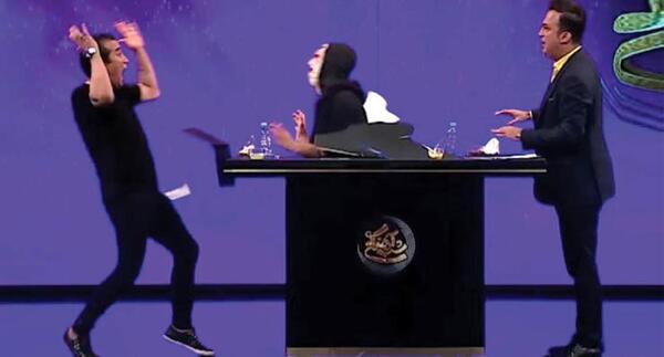 عکس پشت صحنه شب آهنگی ۳