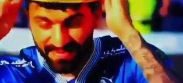 عکس وحید مرادی با کلاه