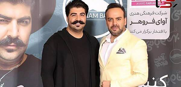 عکس پشت صحنه شب آهنگی بهرنگ علوی