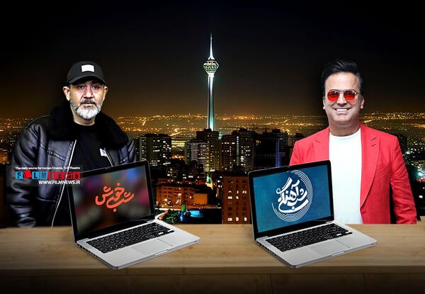عکس پشت صحنه ی شب آهنگی