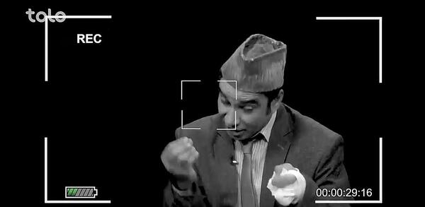 عکس پشت صحنه شبکه خنده افغانی