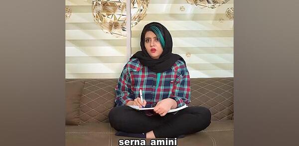 عکس پشت صحنه طنز سرنا امینی اگه درس نخونی