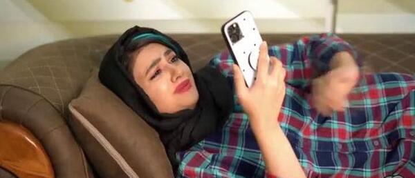 عکس پشت صحنه طنز سرنا امینی اگه درس نخونی