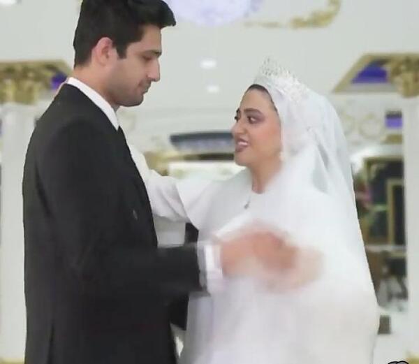 عکس پشت صحنه طنز سرنا امینی عروسی