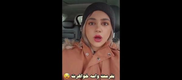 عکس پشت صحنه ی کلیپ های طنز سرنا امینی
