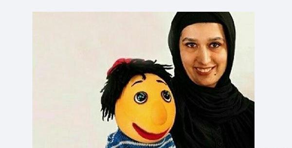 عکس پشت صحنه عروسک گردانی کلاه قرمزی