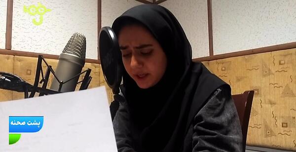 عکس پشت صحنه عروسک گردانی مل مل