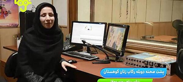 عکس پشت صحنه عروسک گردانی مل مل