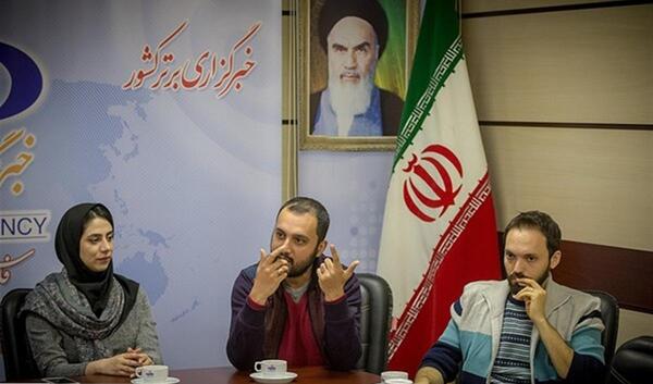 عکس پشت صحنه عروسک گردانی مل مل