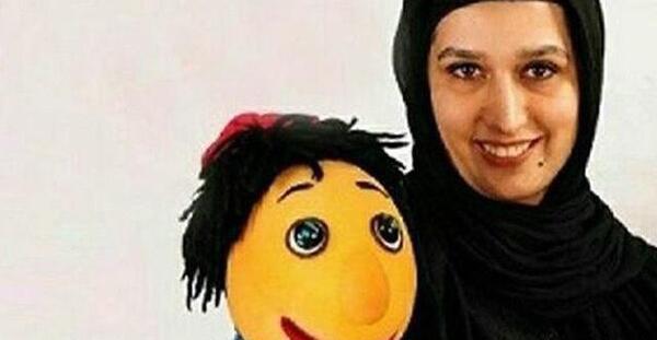 عکس پشت صحنه ی عروسک گردانی