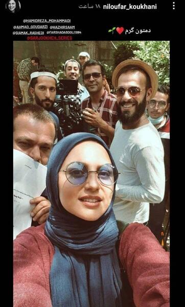 عکس پشت صحنه ی قورباغه