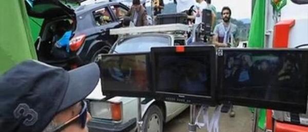 عکس پشت صحنه سریال قورباغه قسمت اخر