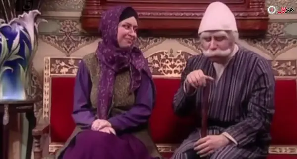 عکس پشت صحنه قهوه تلخ خواستگاری بابا اتی