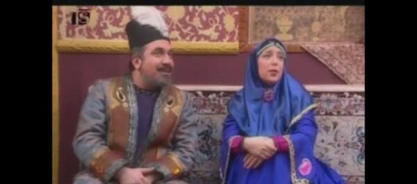 عکس پشت صحنه قهوه تلخ خواستگاری بابا اتی