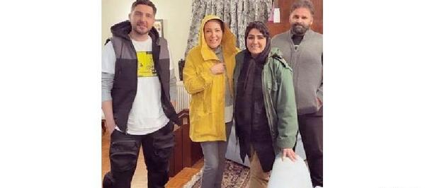 عکس پشت صحنه ملکه گدایان ارمان درویش