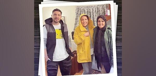 عکس پشت صحنه ملکه گدایان ارمان درویش