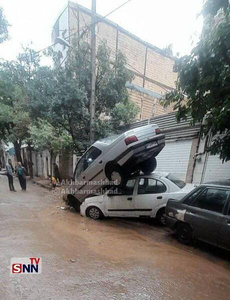 عکس سیل وحشتناک