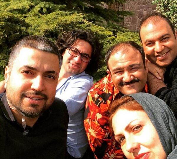 عکس پشت صحنه سریال های مهران مدیری در حاشیه