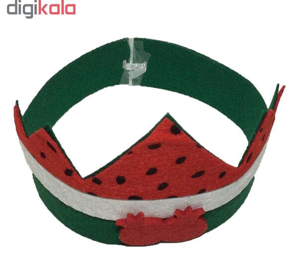 عکس تاج یلدایی با مقوا