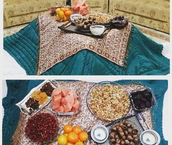 عکس کرسی قدیمی شب یلدا