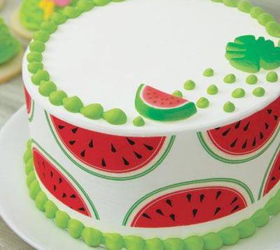 عکس کیک شب یلدا هندوانه