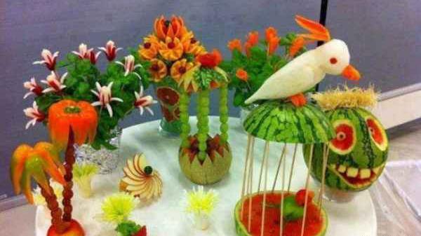 عکس هندوانه شب یلدا تزیین