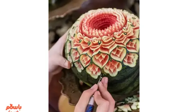 عکس هندوانه شب یلدا تزیین