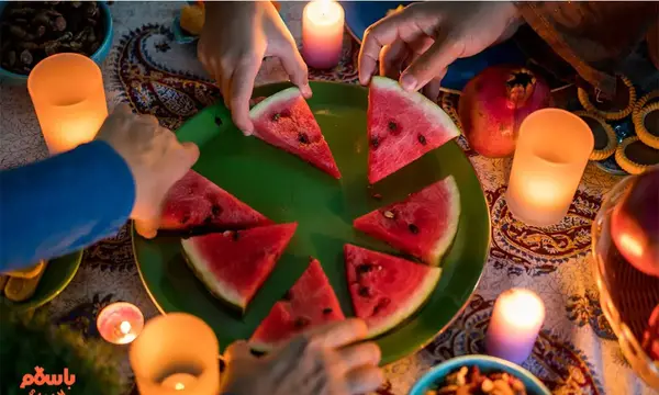 عکس های هندوانه شب یلدا