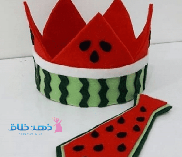 عکس کاردستی شب یلدا هندوانه