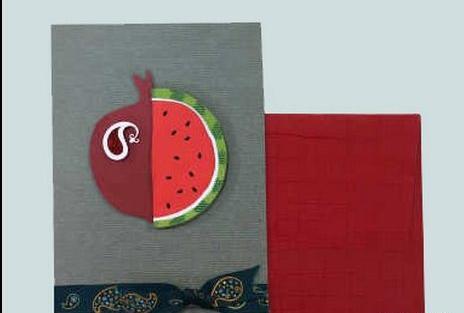 عکس کاردستی شب یلدا هندوانه