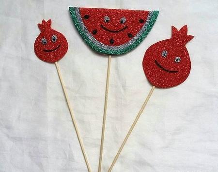 عکس کاردستی شب یلدا هندوانه