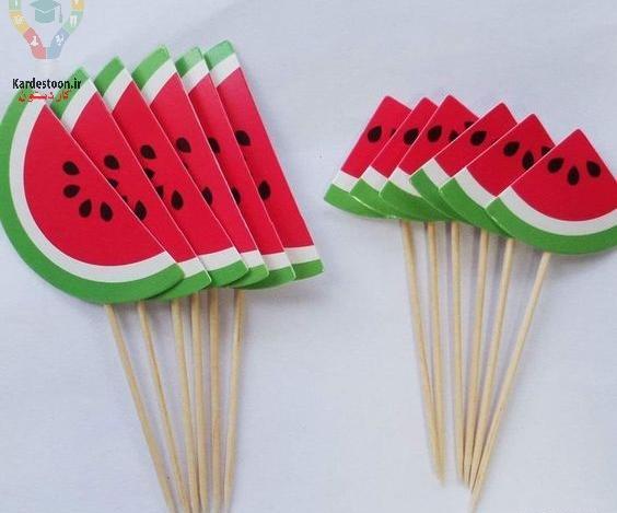 عکس کاردستی شب یلدا هندوانه