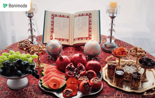 عکس هایی از سفره ی شب یلدا