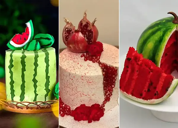 عکس کیک تولد یلدا